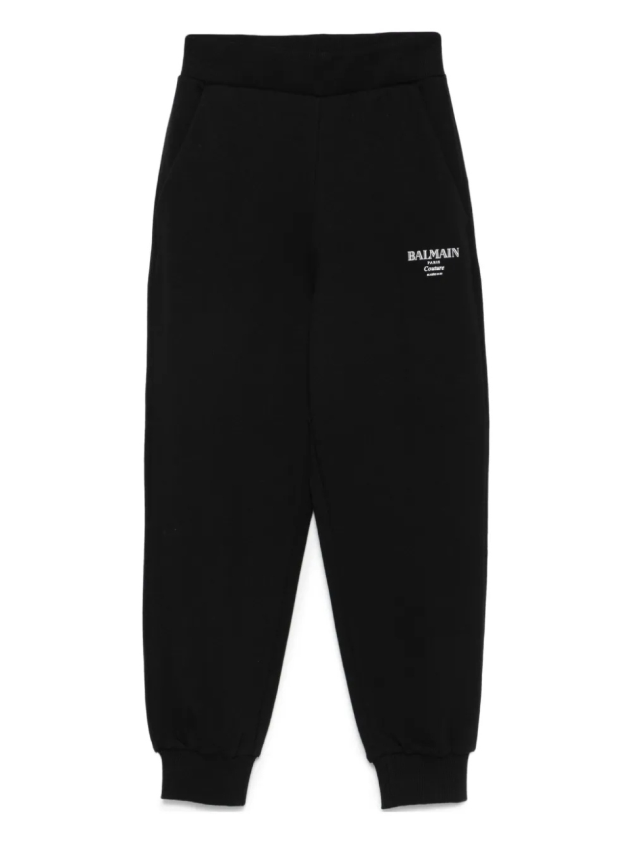 

Спортивные брюки с логотипом Balmain Kids, черный