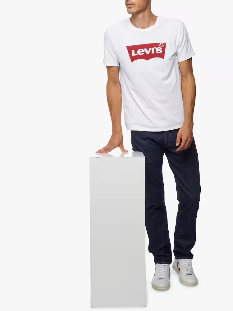 Футболка с круглым вырезом и логотипом Housemark Levi's, белый — фото 2