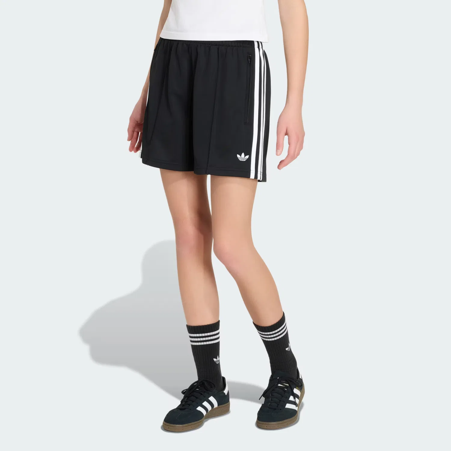 Брюки Adidas Originals свободного кроя FIREBIRD черного цвета — фото 2