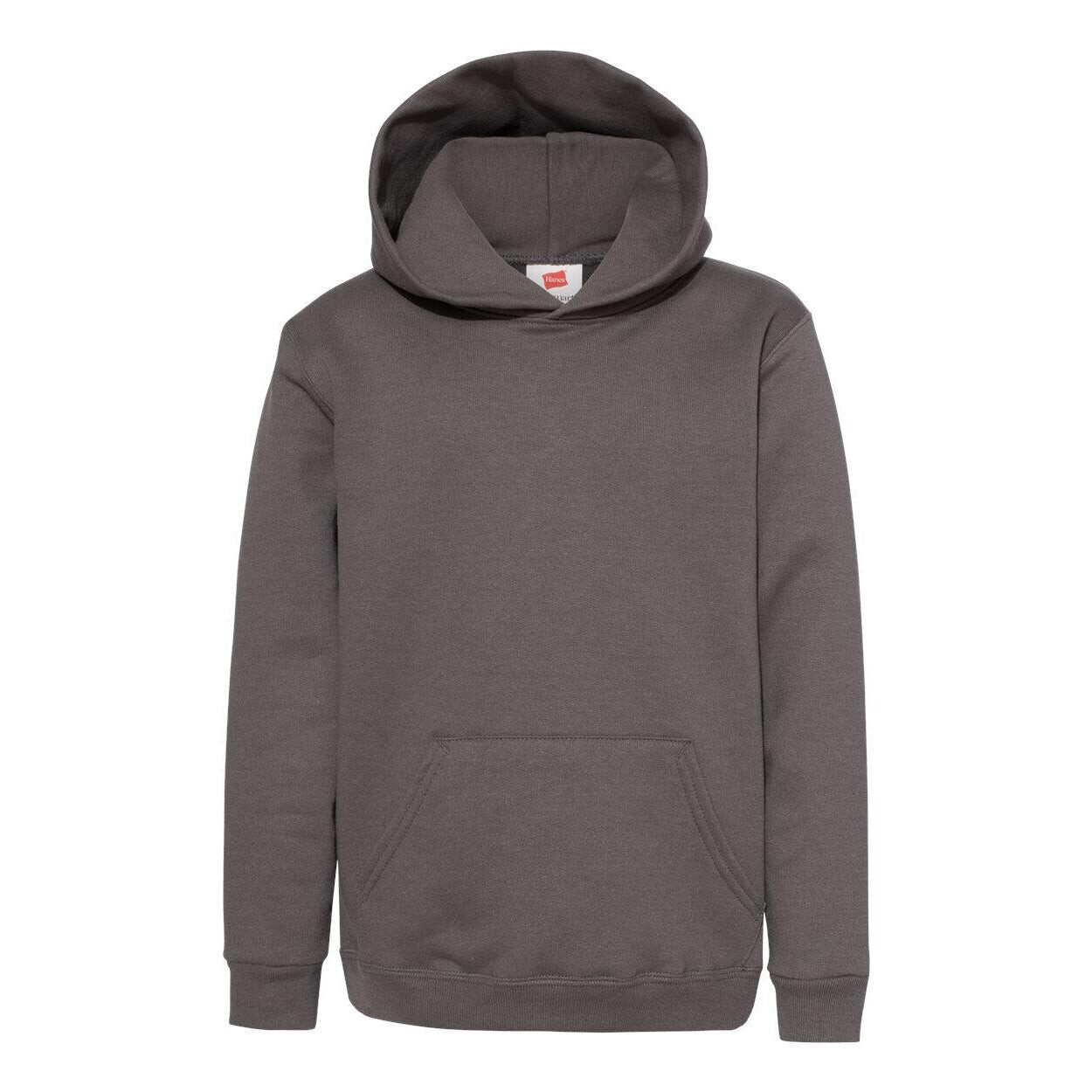 

Молодежная толстовка с капюшоном Hanes Ecosmart, цвет Smoke Grey