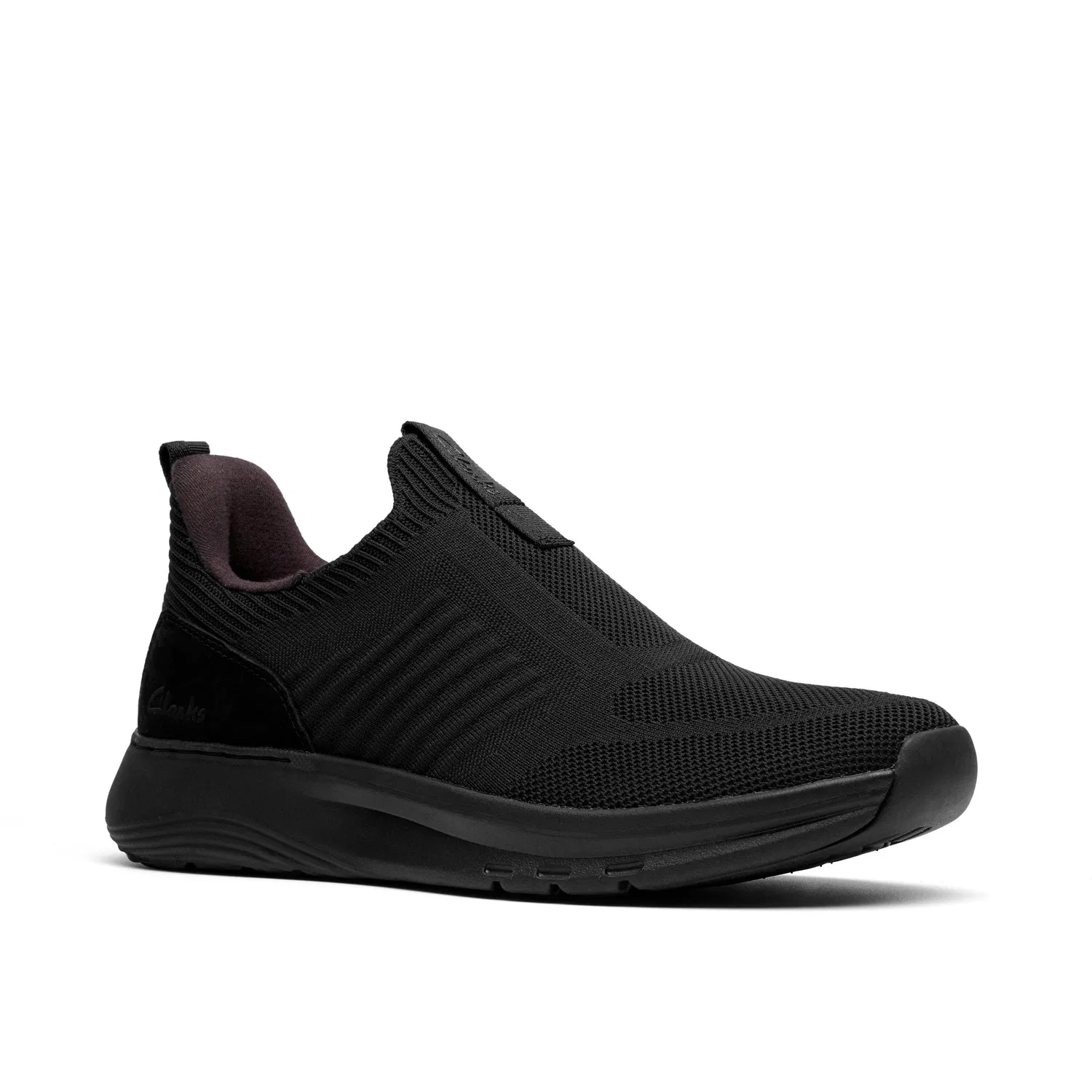 Кроссовки Clarks Motion Trek IN на шнурках, черный — фото 4
