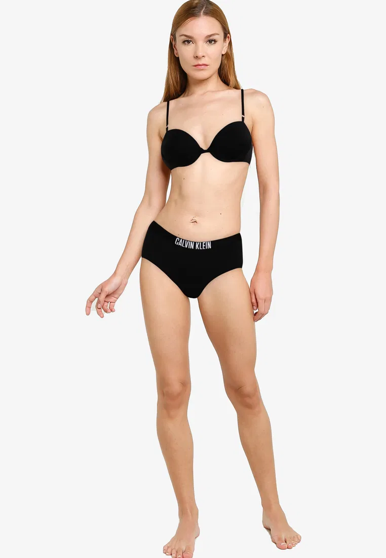 Трусы, Hipster Cut, Calvin Klein, черный — фото 4