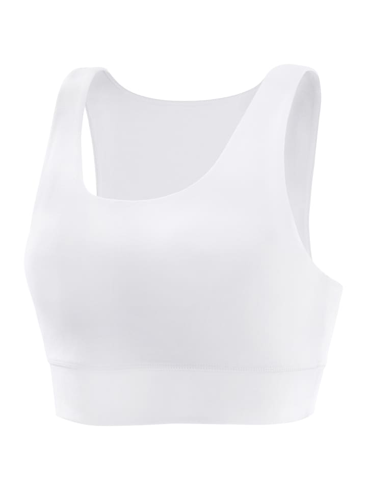 

H.I.S Белый спортивный бюстгальтер