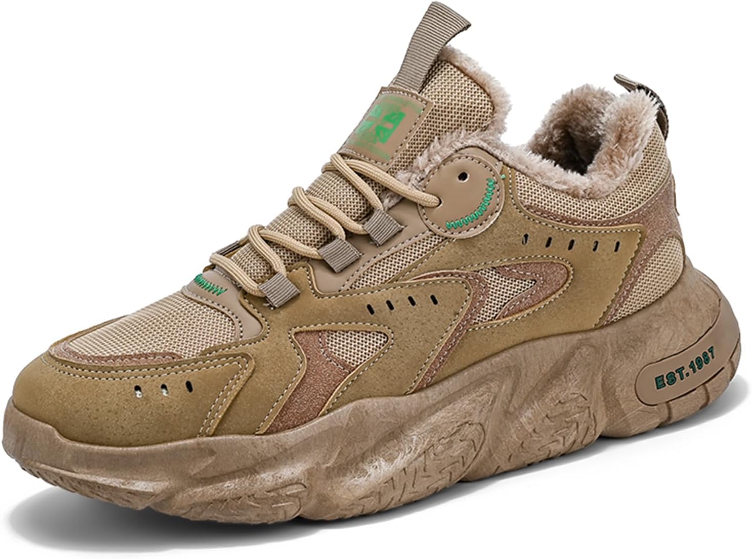 

Кроссовки GSIGUL для мужчин, теннисные и прогулочные, с амортизацией, мужские кроссовки для тренировок и повседневной носки, коричневый