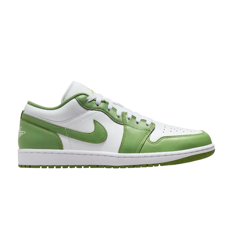 

Кроссовки Air Jordan 1 Low SE, зеленый, Серый, Кроссовки Air Jordan 1 Low SE, зеленый