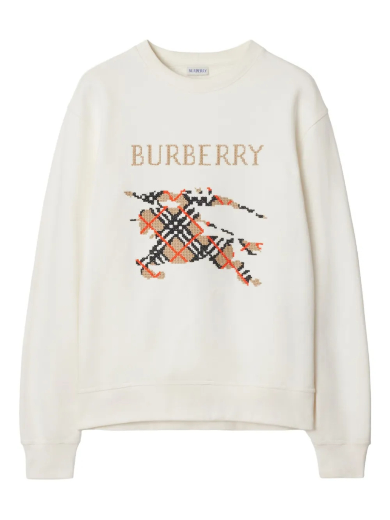 

Burberry толстовка из смесового хлопка, нейтральный