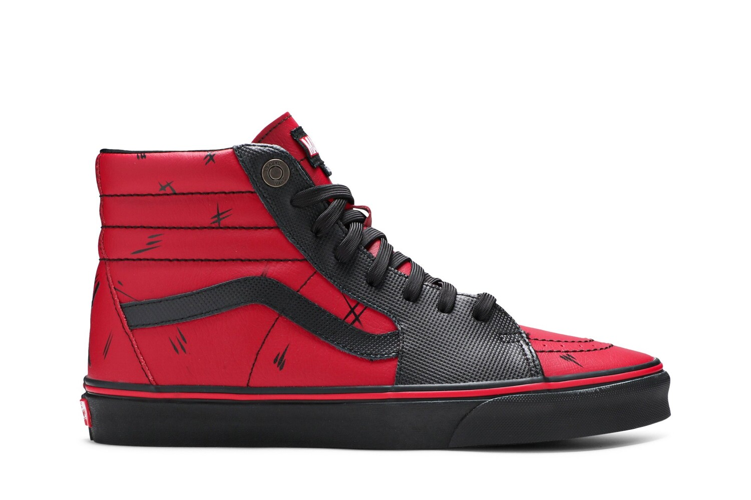 

Кроссовки Marvel x SK8-Hi Vans, красный