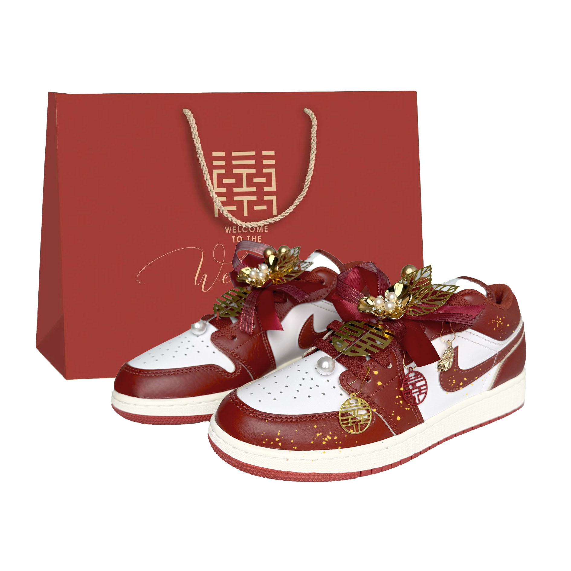 

Jordan Кроссовки Air 1 Red Beauty с амортизацией, износостойкие низкие винтажные баскетбольные унисекс красные, цвет Red