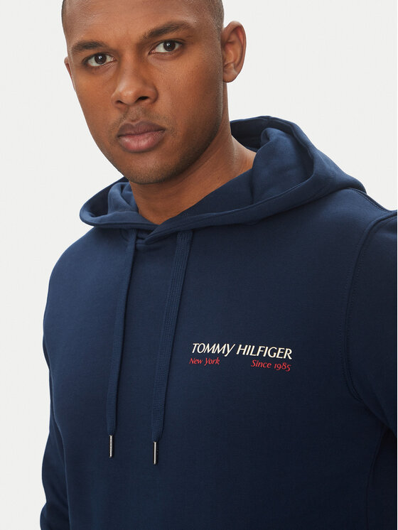 Толстовка обычного кроя Color Photo MW0MW39151 Tommy Hilfiger, синий — фото 4