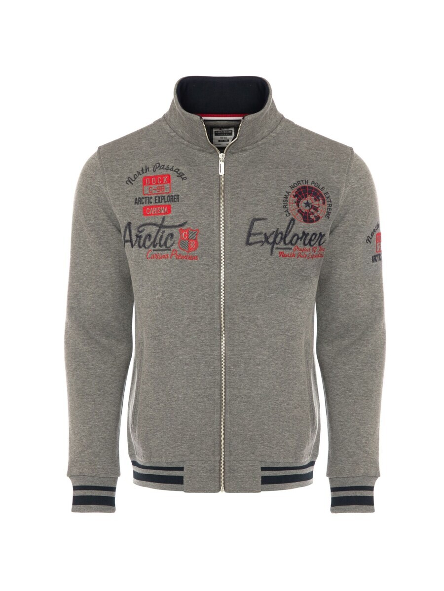 

Куртка на молнии CARISMA Zip-Up Hoodie, серый