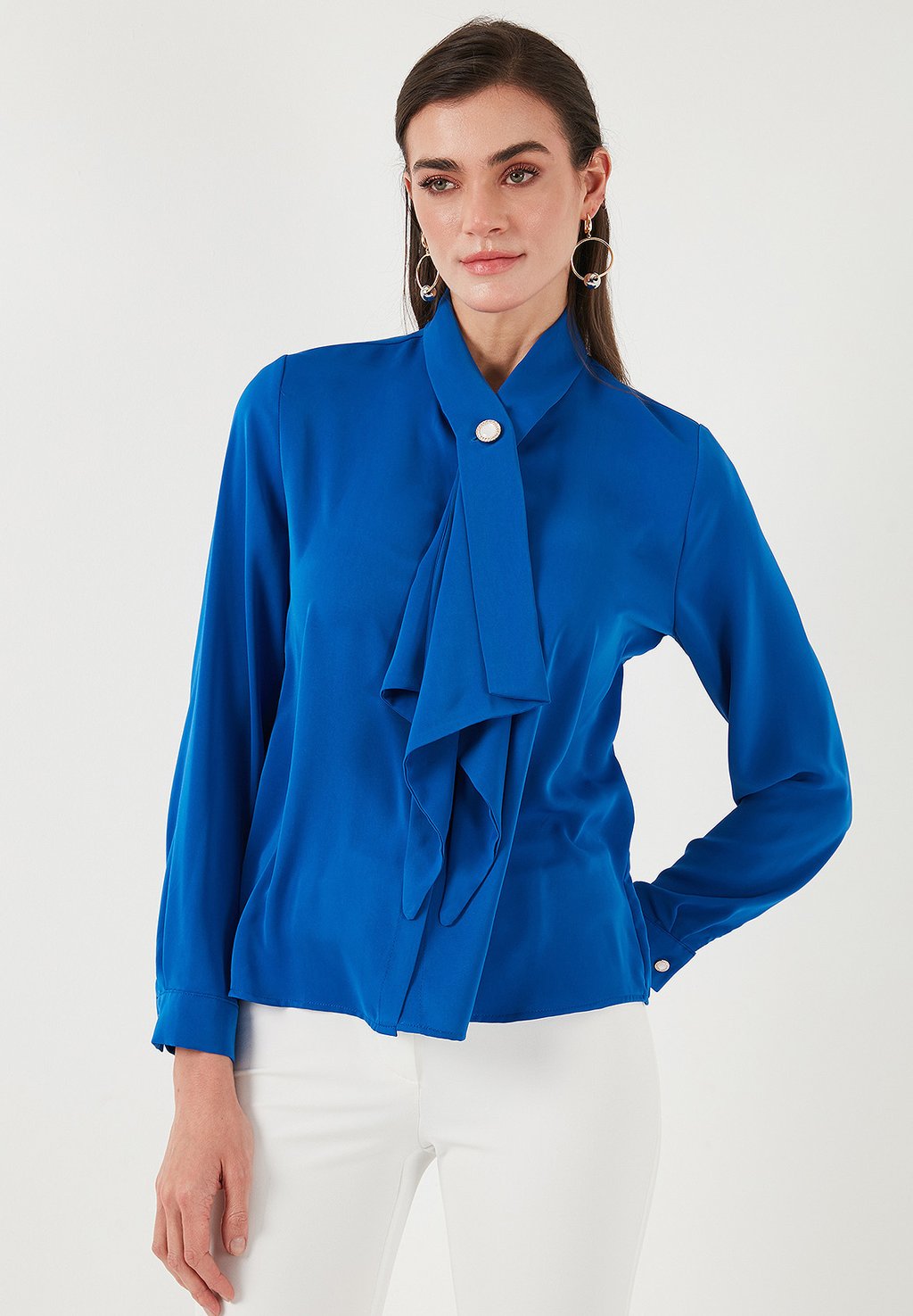 

Блузка на пуговицах REGULAR FIT LELA, синий