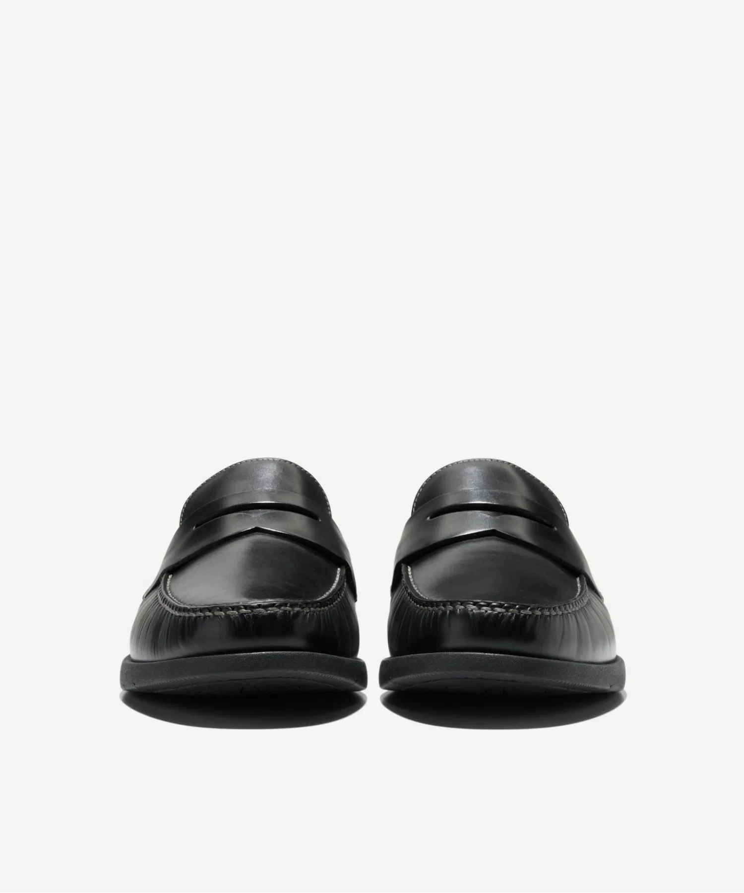 Мужские кожаные лоферы COLE HAAN чёрные — фото 4