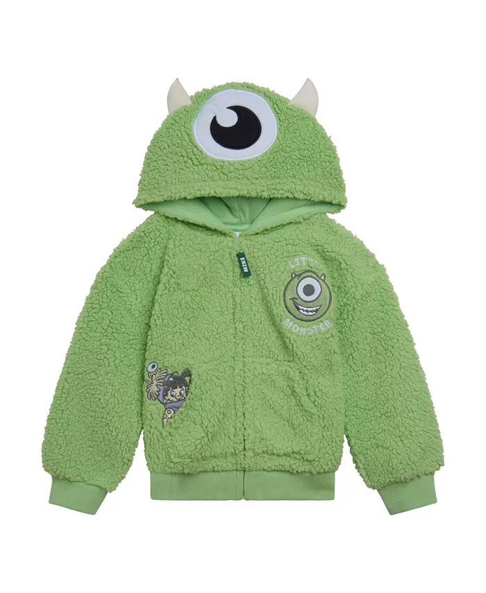 

Детская худи для мальчиков Cosplay с уютной подкладкой из шерпы Monsters Inc., зеленый