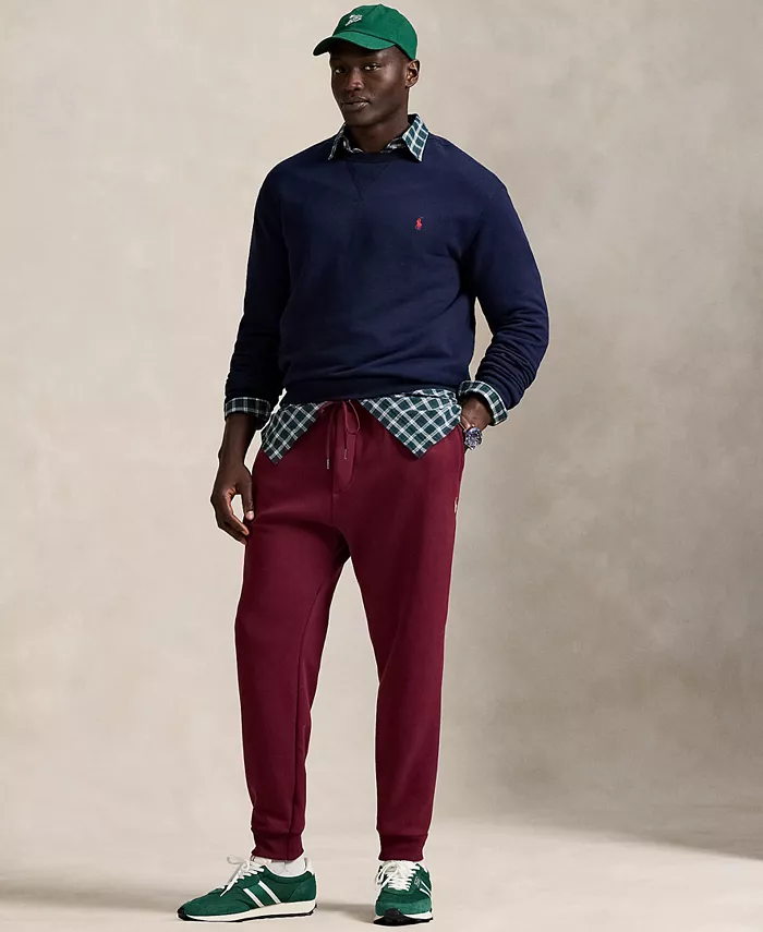 

Мужские джоггеры Big & Tall из двойного трикотажа Polo Ralph Lauren, красный