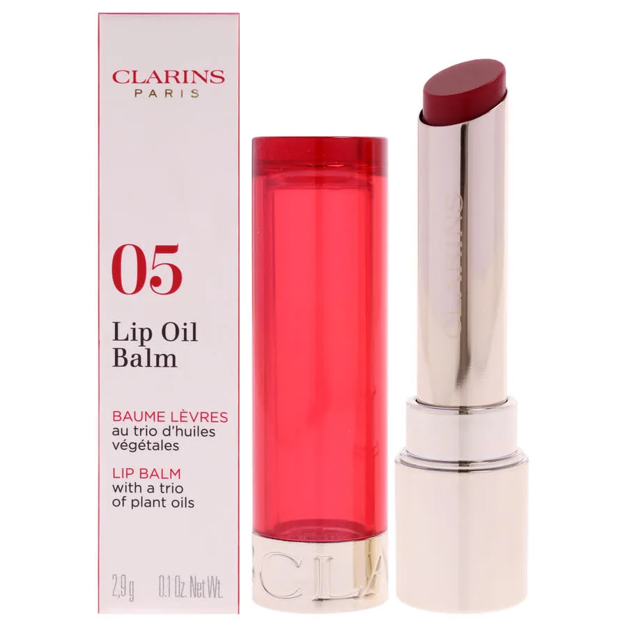 Бальзам для губ Clarins Ladies Lip Oil 0,1 унции 05 Cherry Makeup 3666057237164