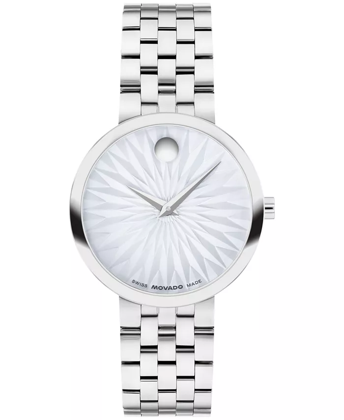 

Женские часы Museum Classic Swiss Quartz из нержавеющей стали, 29.5 мм Movado