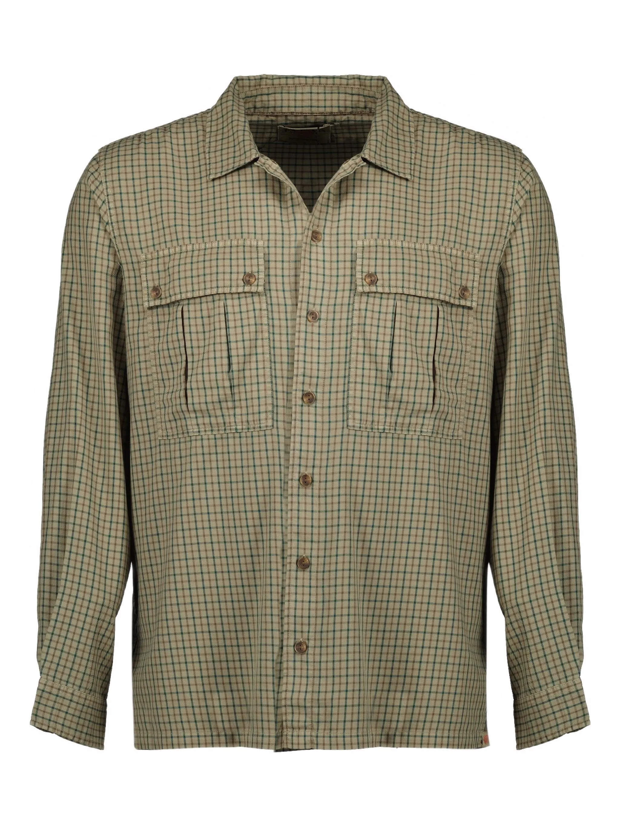 

Рубашка Iku в клетку Japan Rags, зеленый