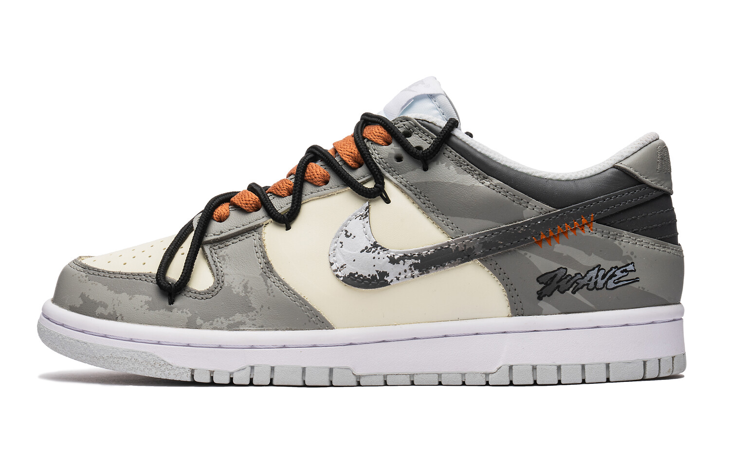 

Кроссовки Nike Dunk Skateboarding Shoes Women's Low-top Gray/White, светло-серый