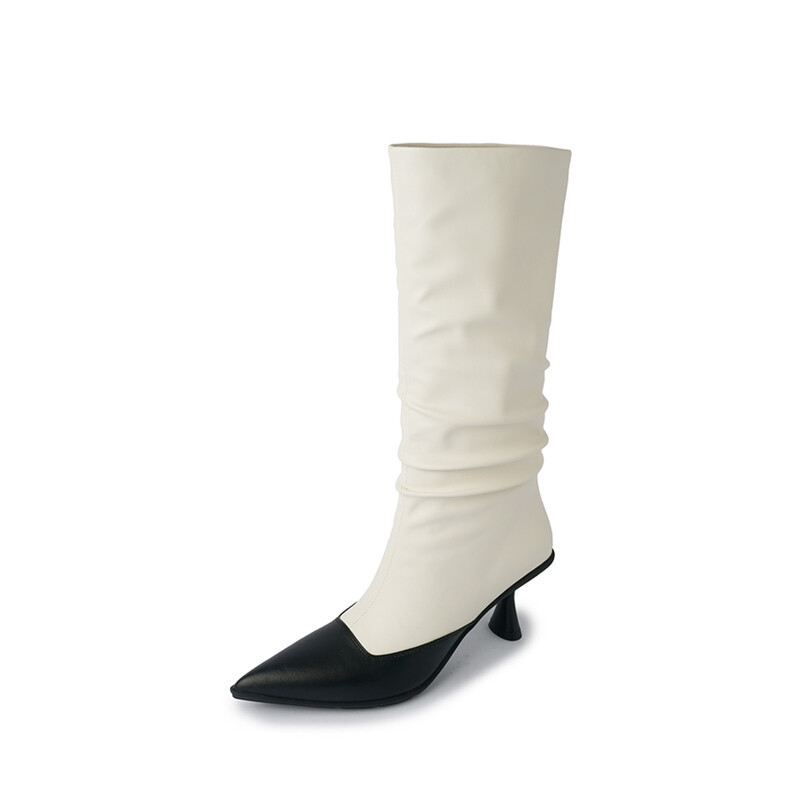 

Сапоги женские Pvaj, цвет Black plus silver