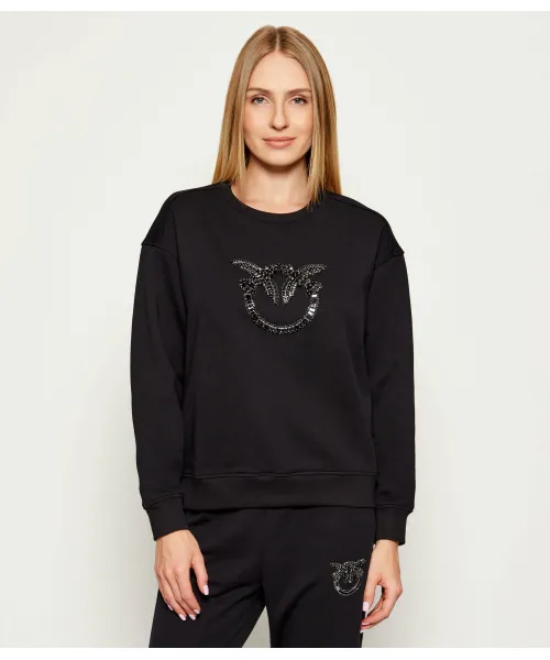 

Толстовка Нелли Regular fit Pinko, черный