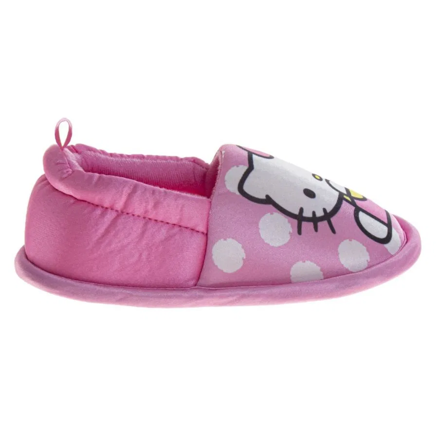 Детские домашние тапочки Sanrio для девочек, милые, уютные, мягкие и комфортные Hello Kitty, розовый — фото 2