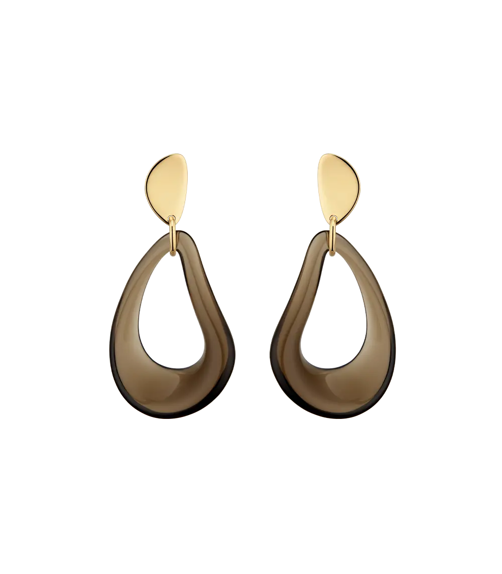 

Серьги Boucles d'oreilles pendantes Naé Edition Verre fumé