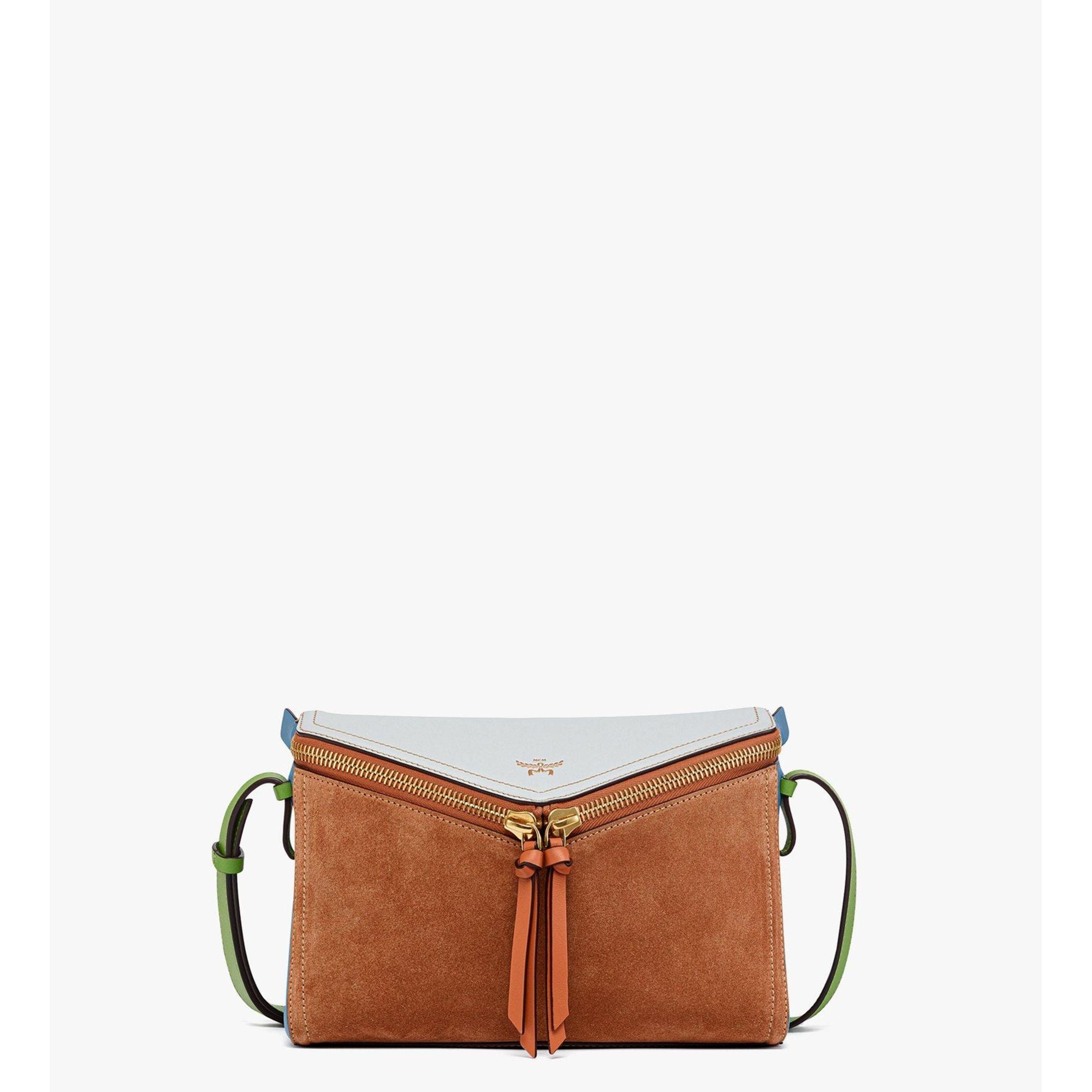 

Сумка через плечо Diamant 3D из замши и телячьей кожи MCM, мультиколор