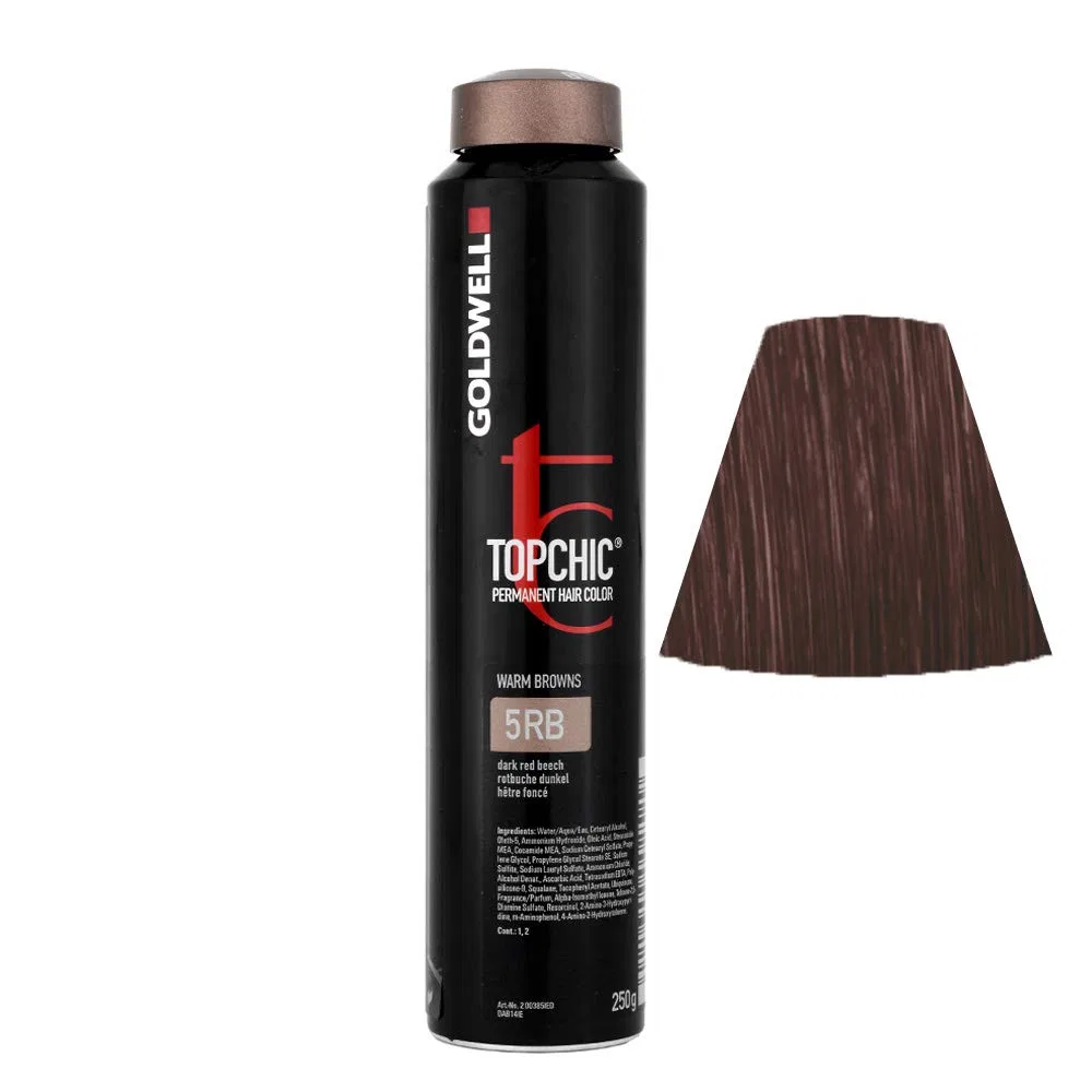 Краска для волос «Topchic Can 5RB Dark Red Beech» от Goldwell Goldwell