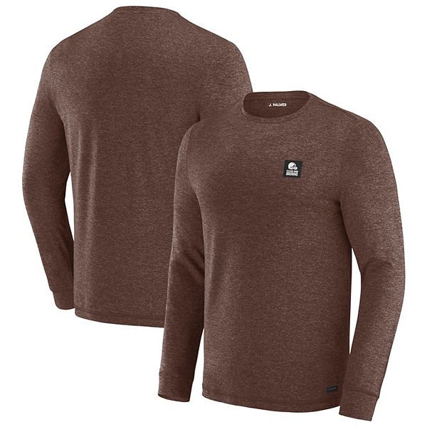 

Мужская футболка с длинным рукавом j palmer brown cleveland browns four down Unbranded