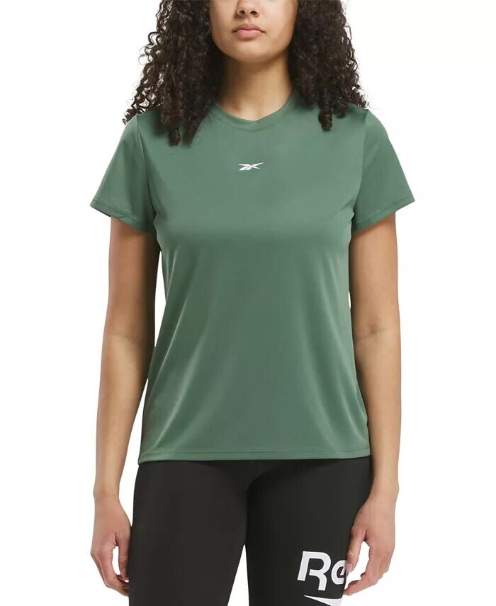 

Женская футболка Active Identity Performance с логотипом Tech Reebok, зеленый