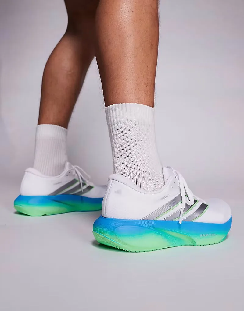 Adidas performance Кроссовки Adidas Running Supernova Rise 3 в бело-сине-зеленом цвете — фото 4