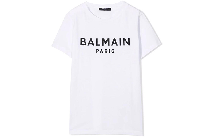 

BALMAIN Футболка FW22 белая детская