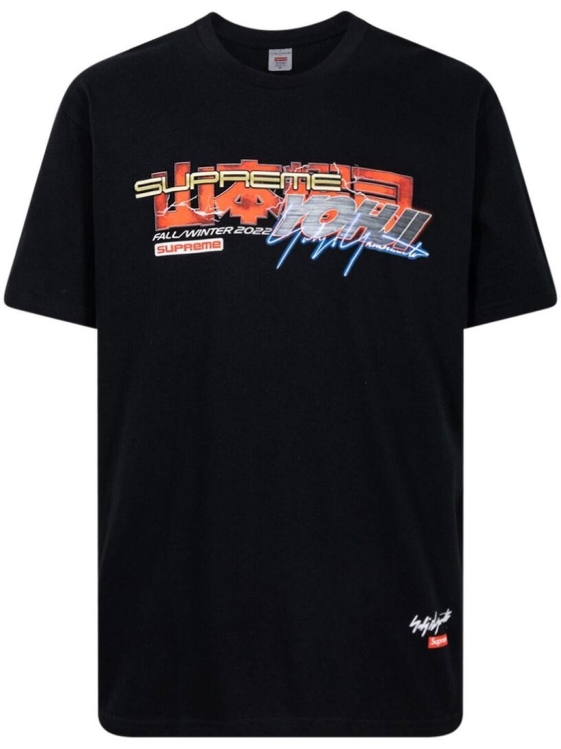

Supreme футболка Tekken из коллаборации с Yohji Yamamoto, черный