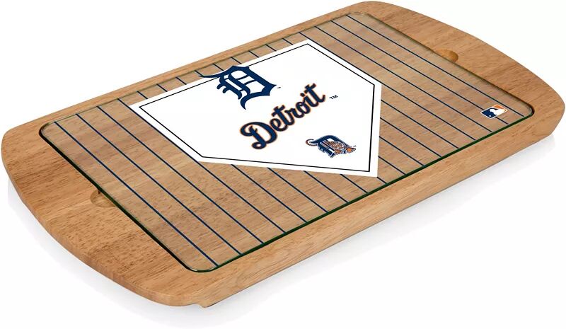 

Поднос Picnic Time Detroit Tigers со стеклянной крышкой