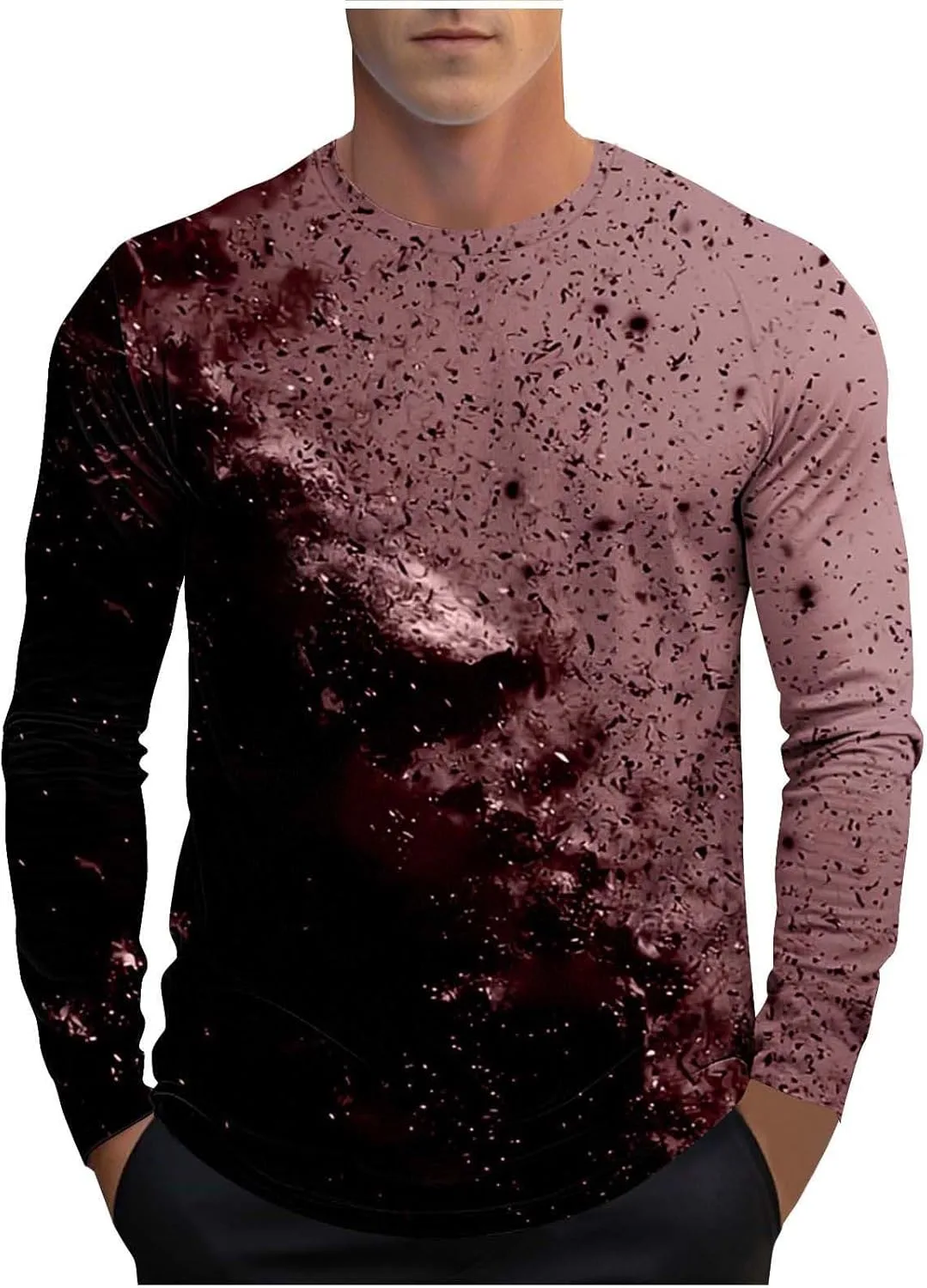 

Футболка для тренировок мужская с длинным рукавом и 3D-принтом Xiaojmake