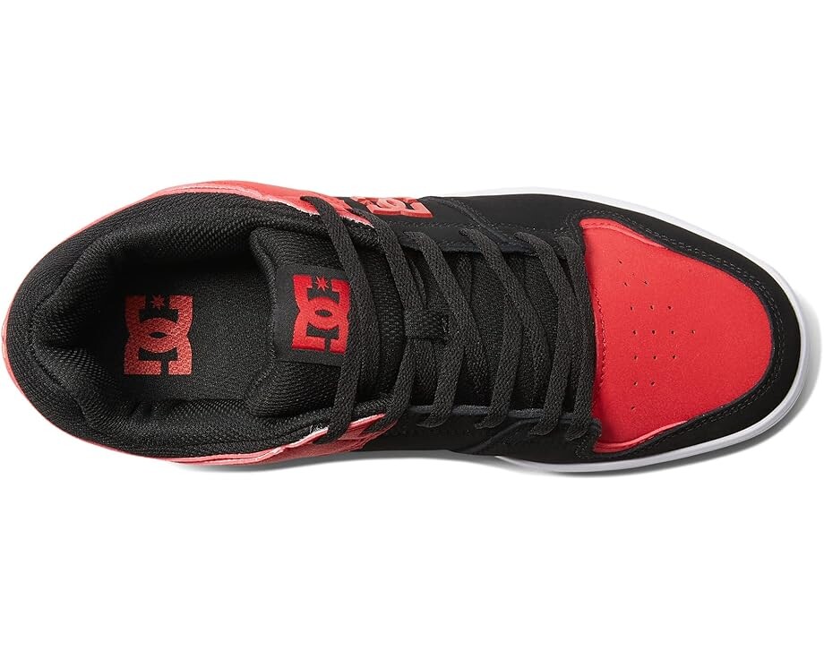 Кроссовки DC Cure Casual Low Top Skate Shoes Sneakers, цвет Black/Red/Black — фото 2