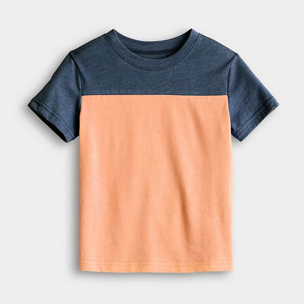 

Футболка Baby & Toddler Essential Colorblock Jumping Beans, Orange And Navy