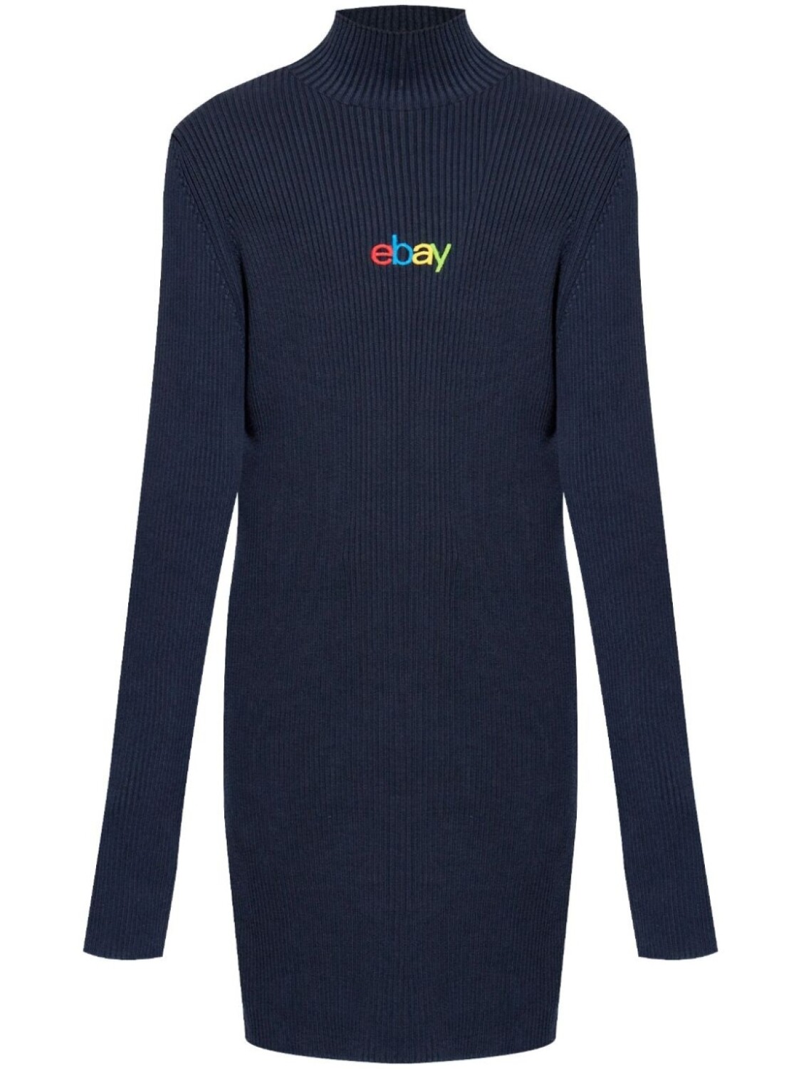 

Вышитый джемпер Balenciaga x eBay, синий