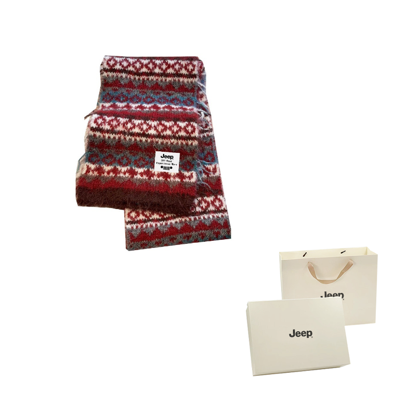 

Шарф из полиэстера Unisex Jeep, red