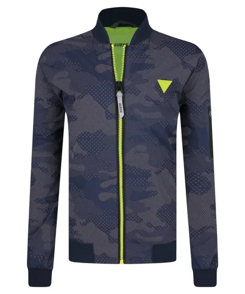 

Бомбер Regular fit Guess, синий
