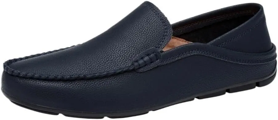 Лоферы Leather Loafers, синий UOPYNE