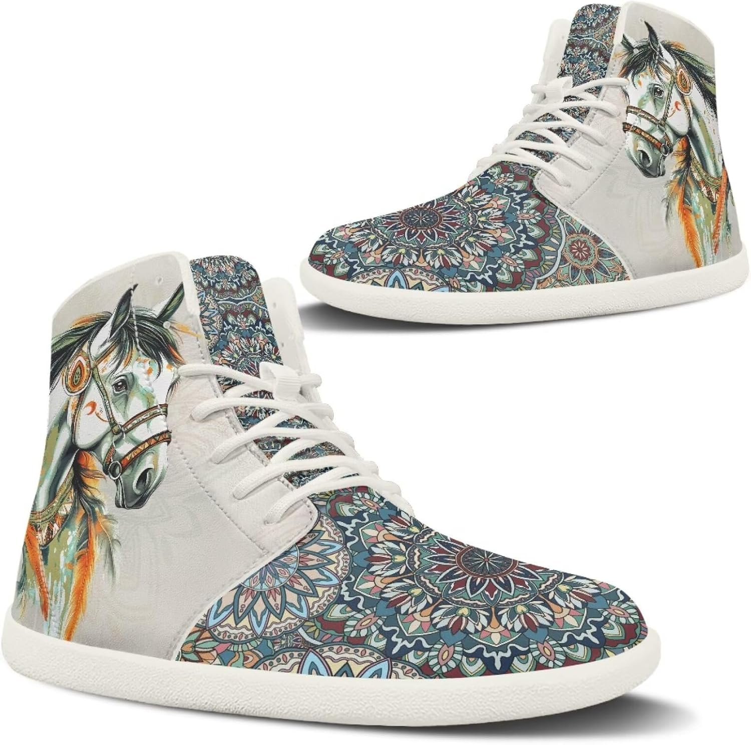 

Кроссовки для женщин и мужчин Qoiuvncy, Mandala Horse