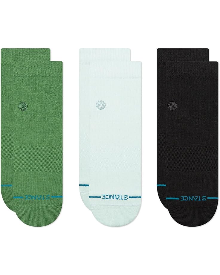 

Носки Stance Icon Quarter 3 Pack, зеленый