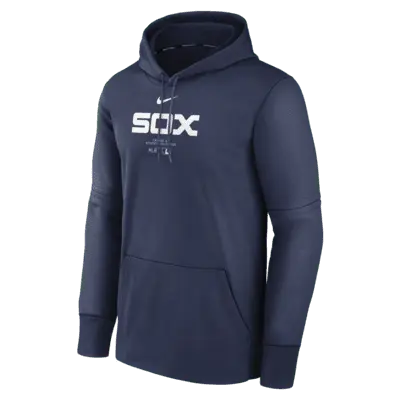 

Худи Nike Chicago White Sox Authentic Collection Practice, темно-синий