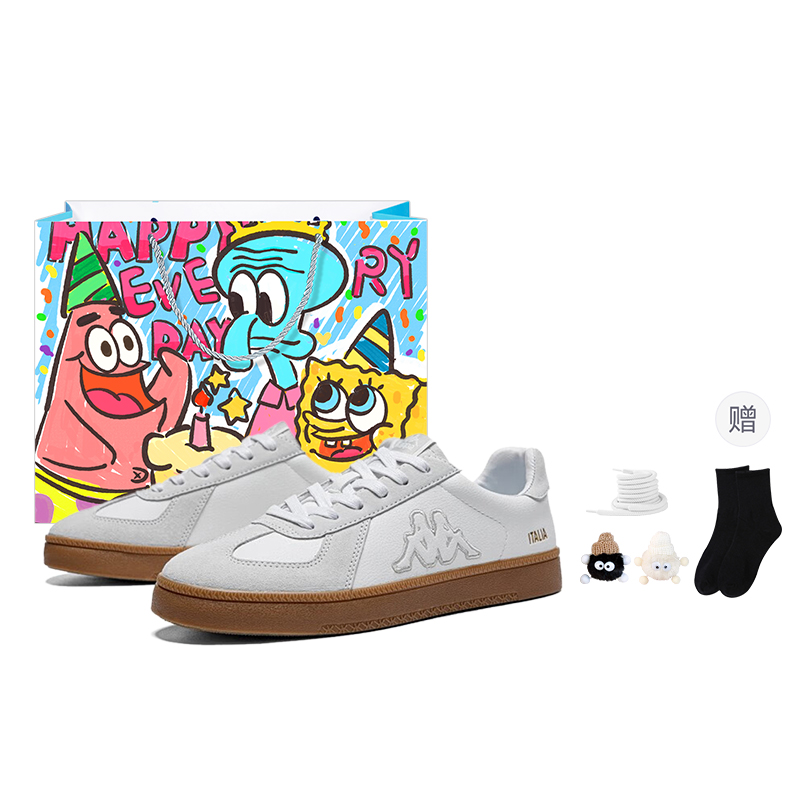 

Kappa Износостойкие и легкие низкие кроссовки для скейтбординга Unisex White