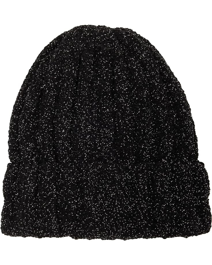 

Шапка Badgley Mischka Wool Metallic Beanie, черный