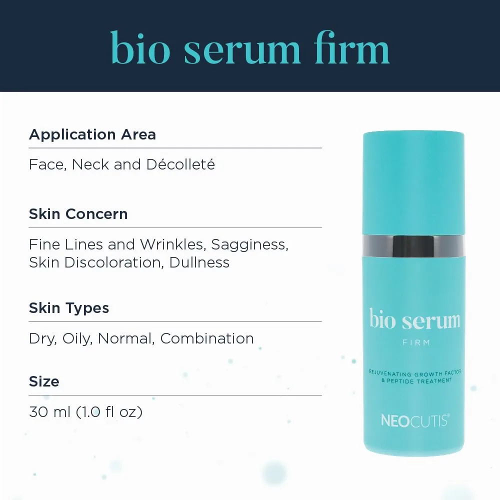 Neocutis Bio Serum Firm - Увлажняющая и омолаживающая сыворотка - 30 мл — фото 4