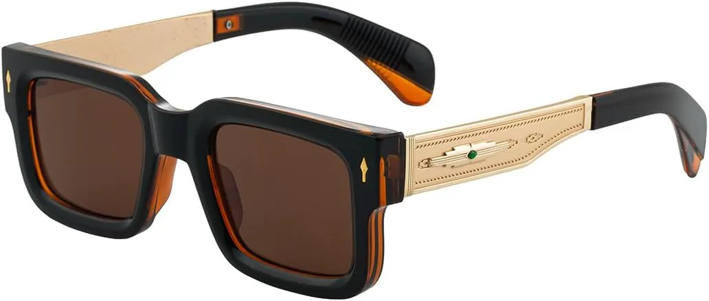 

Мужские солнцезащитные очки в стиле ретро — европейский и американский модный стиль, защитные солнцезащитные очки для активного отдыха на природе Generic, C1