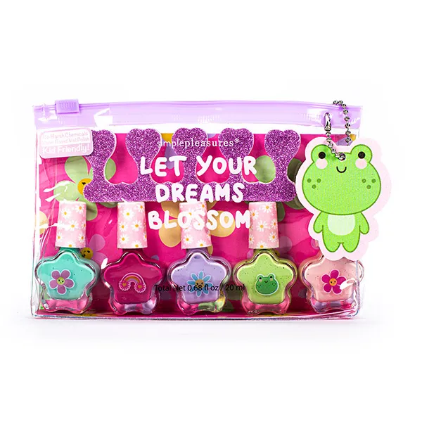

Детский маникюрный набор SET NAIL POLISH FROG BACK TO SCHOOL Tri-Coastal, 1 UD