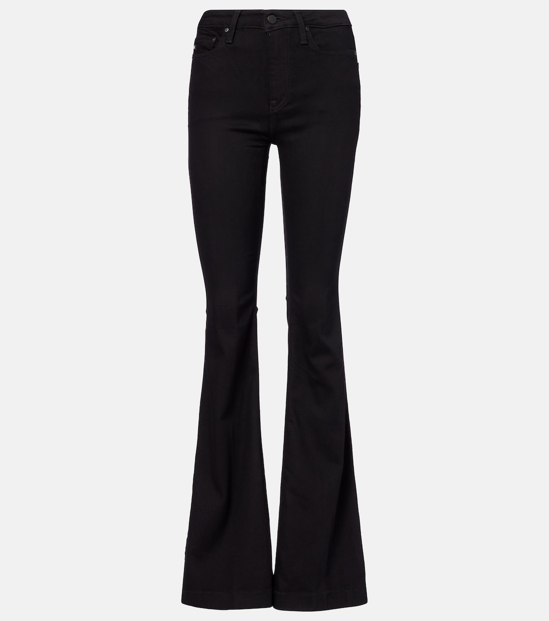 

Джинсы-клеш Tropea с высокой талией AG Jeans, Saturated Black